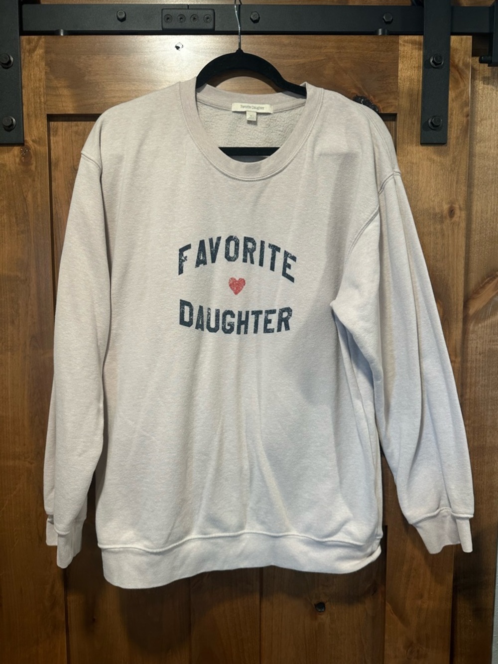 Favorite Daughter Pale Lavender Pullover Sweatshirt